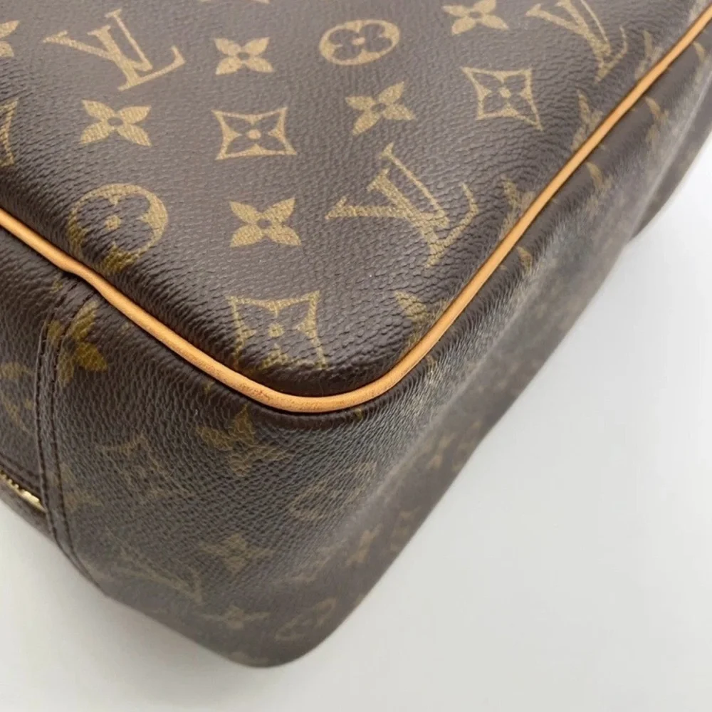 Auth Louis Vuitton Monogram Deauville Handbag W/DBag